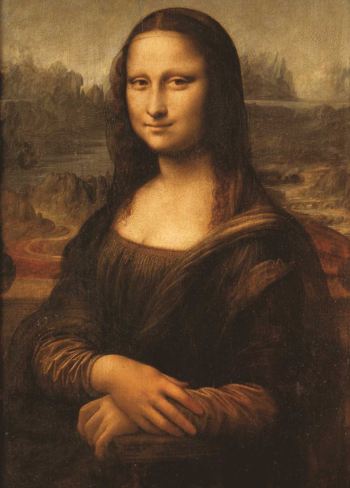 Mona Lisa - Leonardo Da Vinci - Greetings Card by Leonardo Da Vinci