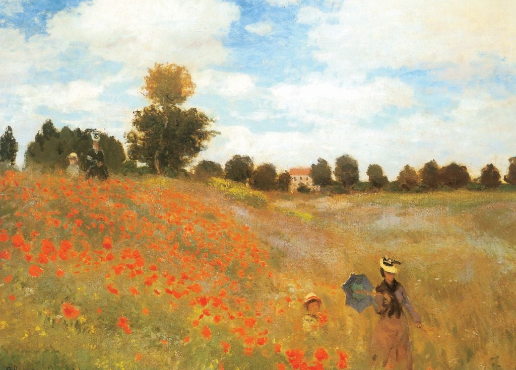 Wild Poppies Near Argenteuil - Claude Monet - Greetings Card by Claude Monet