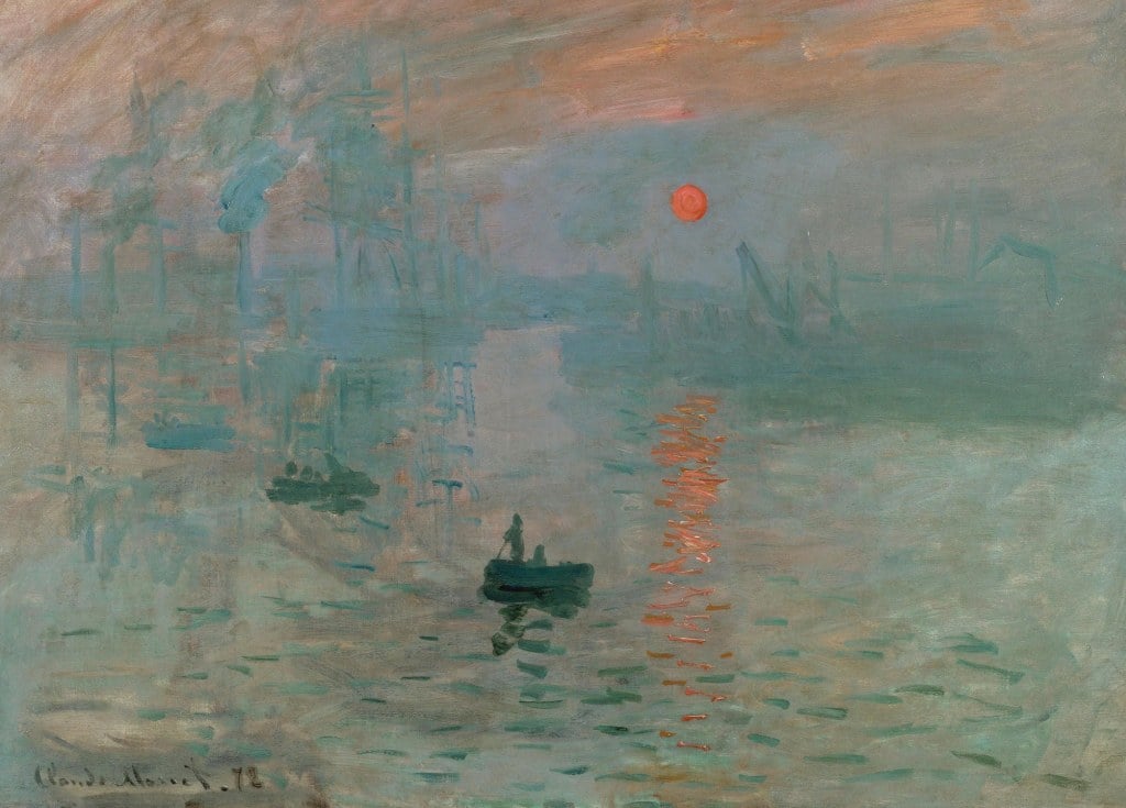 Impression, Sunrise - Claude Monet - Greetings Card by Claude Monet
