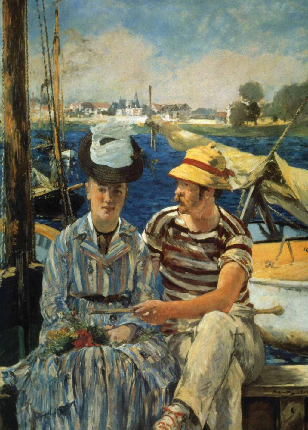 Argenteuil - Édouard Manet - Greetings Card by Édouard Manet