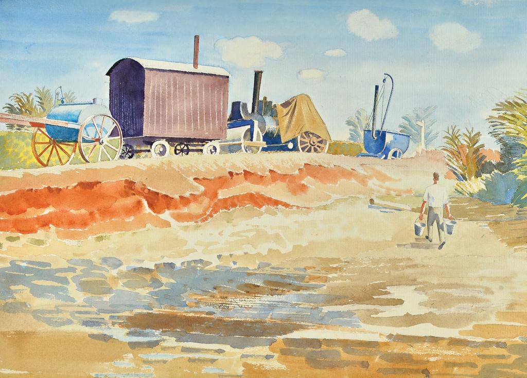Drought - Eric Ravilious - Greetings Card by Eric Ravilious