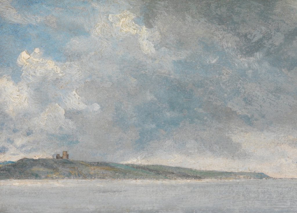 Coastal Scene With Cliffs - John Constable - Greetings Card by John Constable