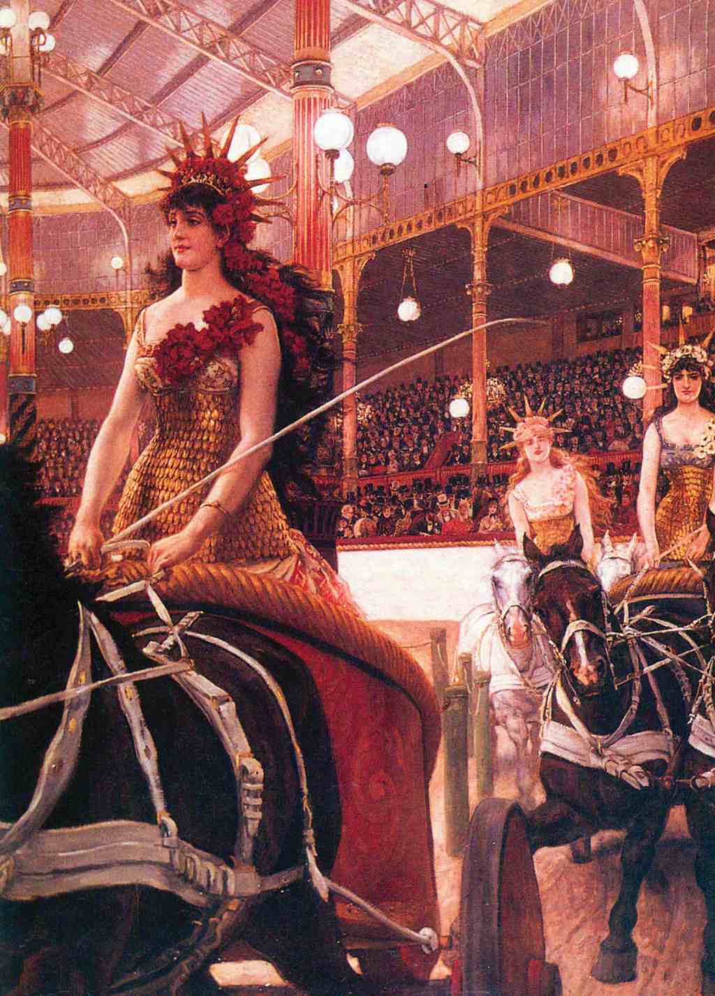 The Ladies of the Cars - James Tissot - Greetings Card by James Tissot