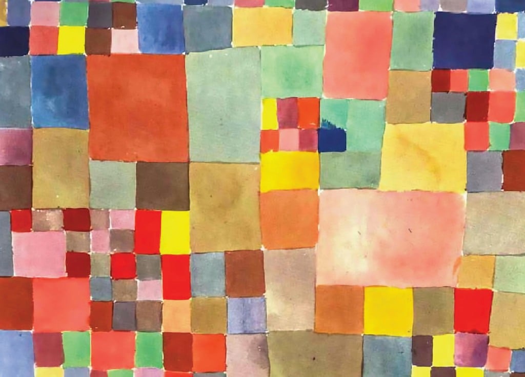 Flora on Sand - Paul Klee - Greetings Card by Paul Klee