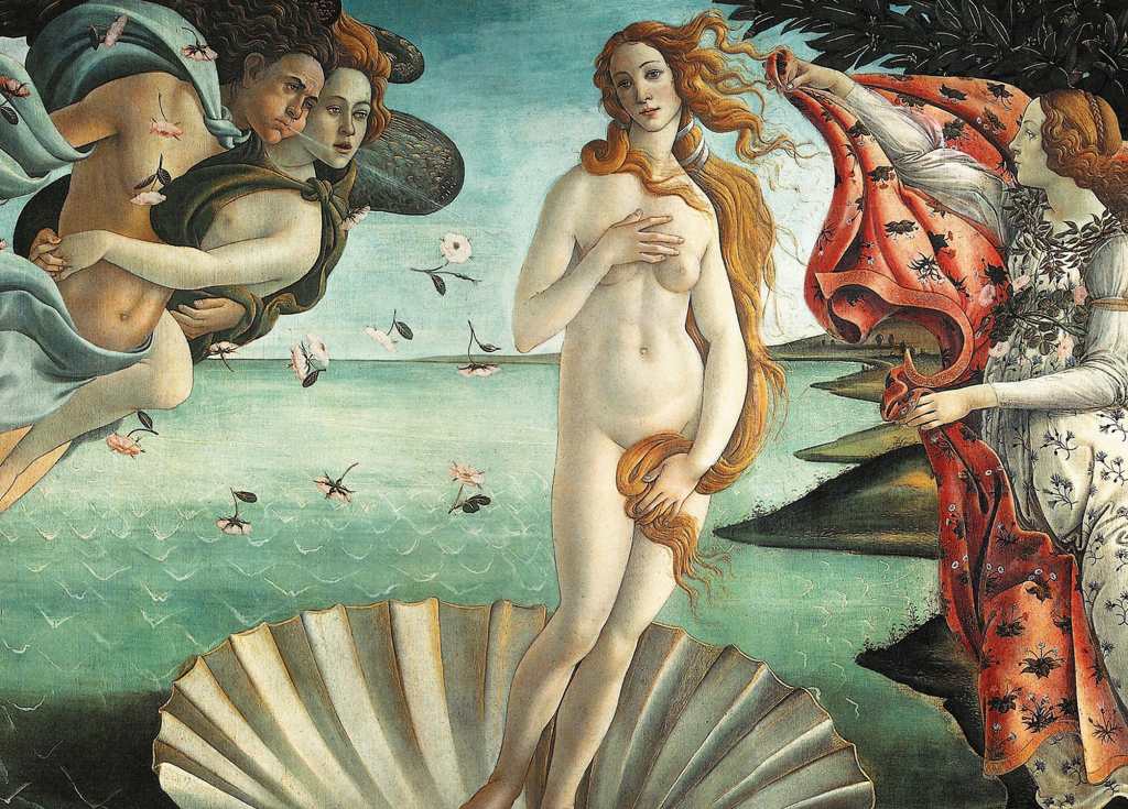 The Birth of Venus - Sandro Botticelli - Greetings Card by Sandro Botticelli