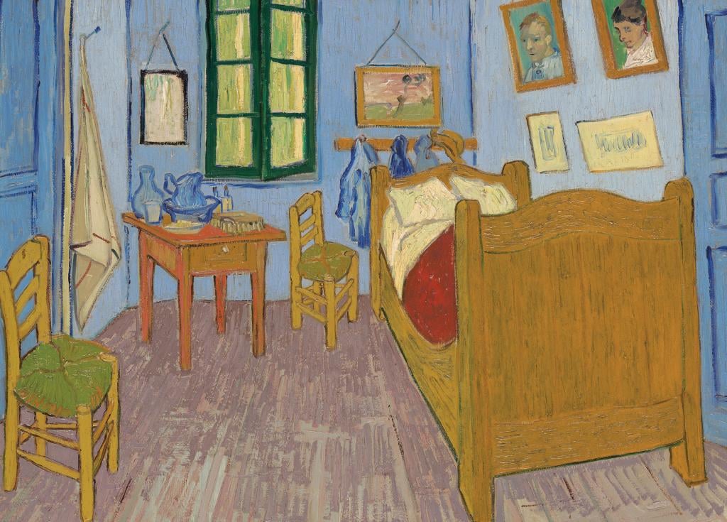 Van Gogh's Bedroom in Arles - Vincent Van Gogh - Greetings Card by Vincent Van Gogh