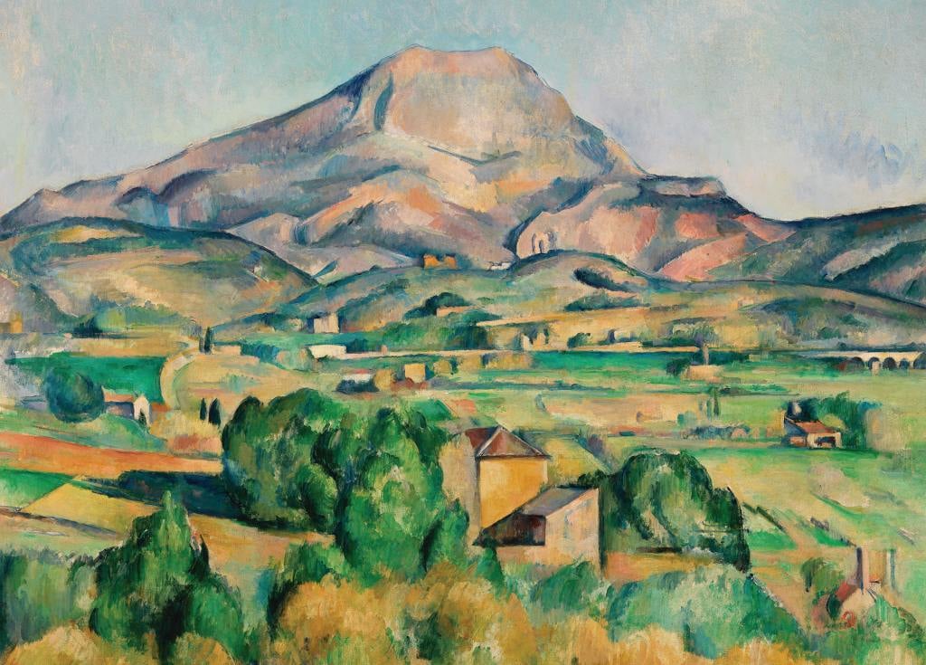 Mont Sainte-Victoire - Paul Cézanne - Greetings Card by Paul Cézanne