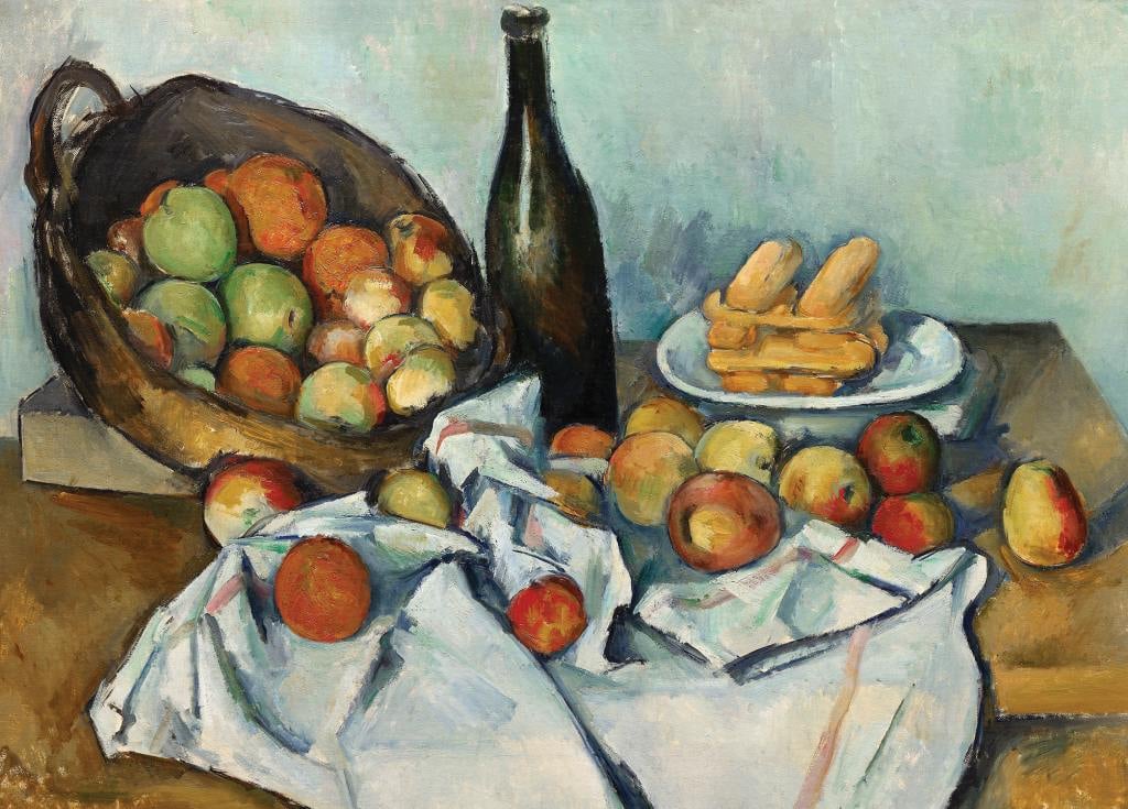 The Basket Of Apples - Paul Cézanne - Greetings Card by Paul Cézanne