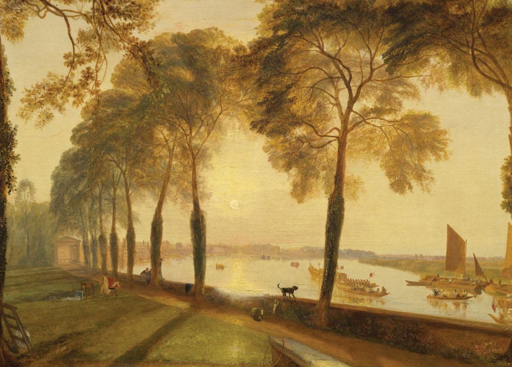 Mortlake Terrace - J. M. W. Turner - Greetings Card by J. M. W. Turner