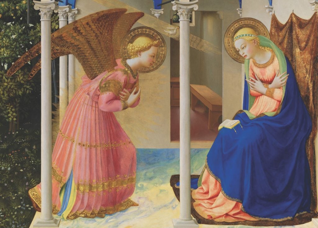 The Annunciation - Fra Angelico - Pack of 10 Christmas Cards by Fra Angelico