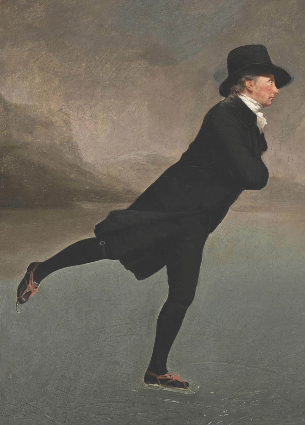 The Reverend Robert Walker Skating on Duddingston Loch (The Skating Minister) - Henry Raeburn - Pack of 10 Christmas Cards by Henry Raeburn