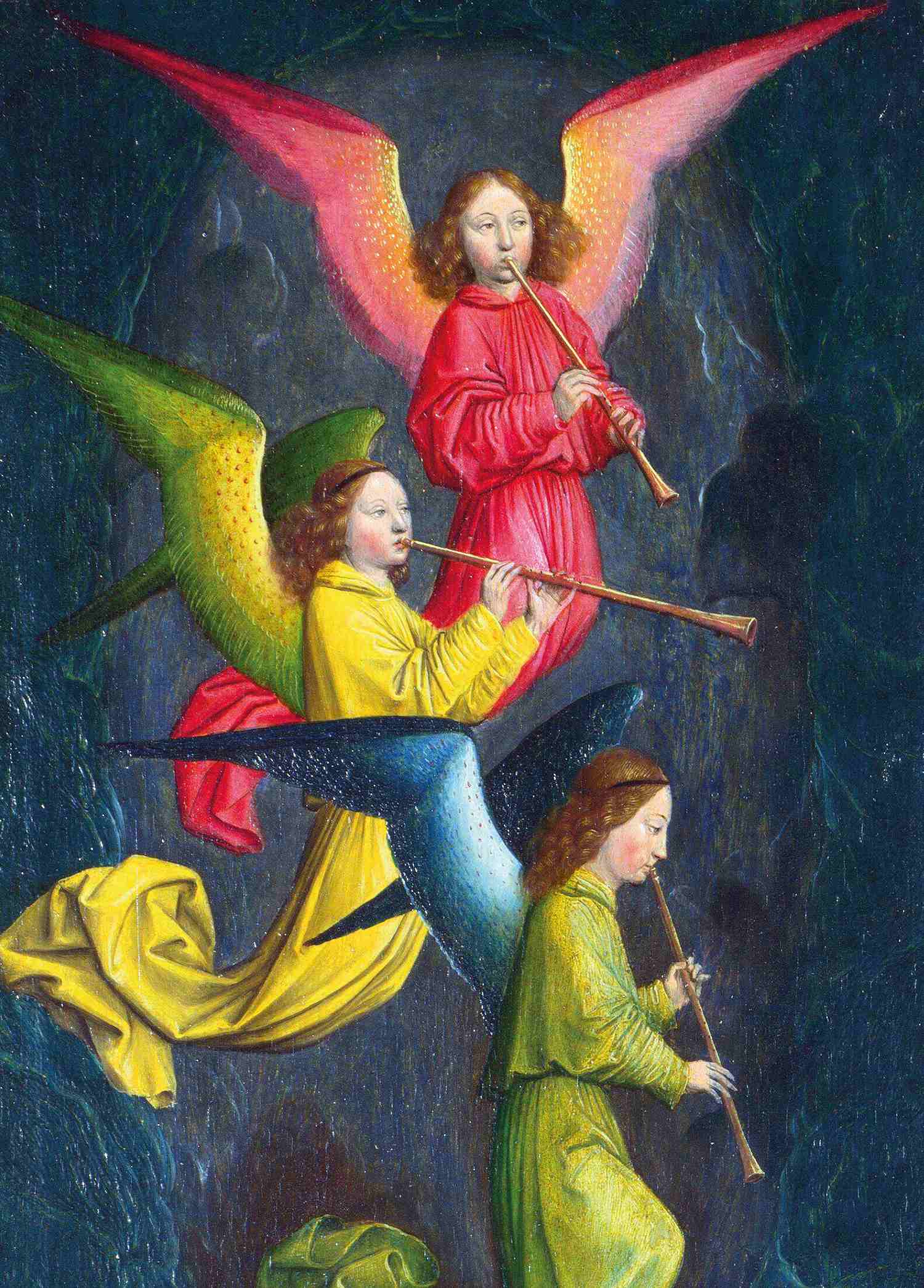 A Choir of Angels (detail) - Simon Marmion - Pack of 10 Christmas Cards by Simon Marmion