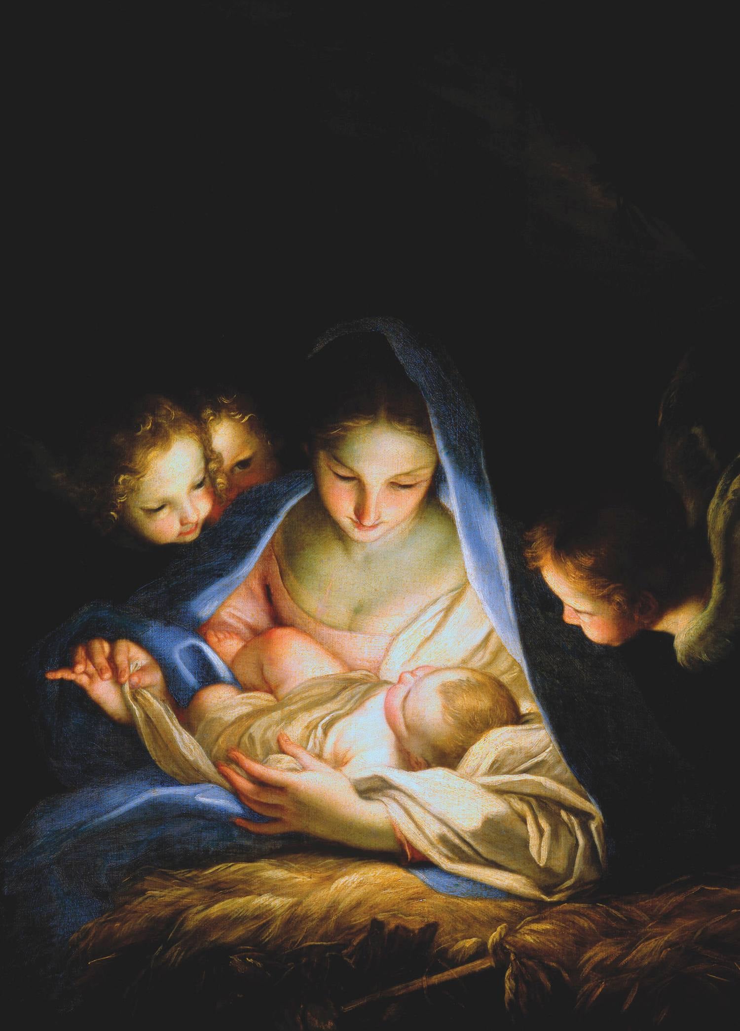 The Nativity - Carlo Maratta - Pack of 10 Christmas Cards by Carlo Maratta