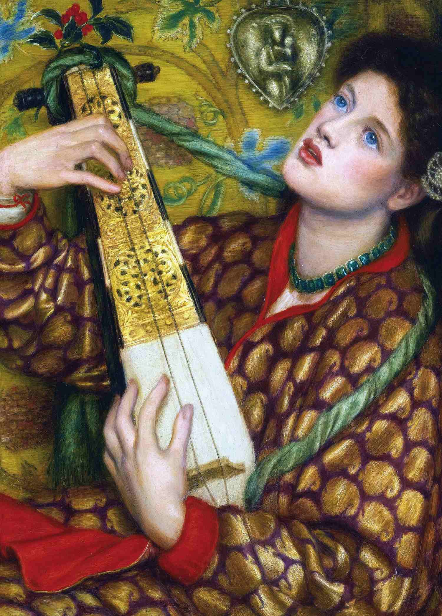 A Christmas Carol - Dante Gabriel Rossetti - Pack of 10 Christmas Cards by Dante Gabriel Rossetti