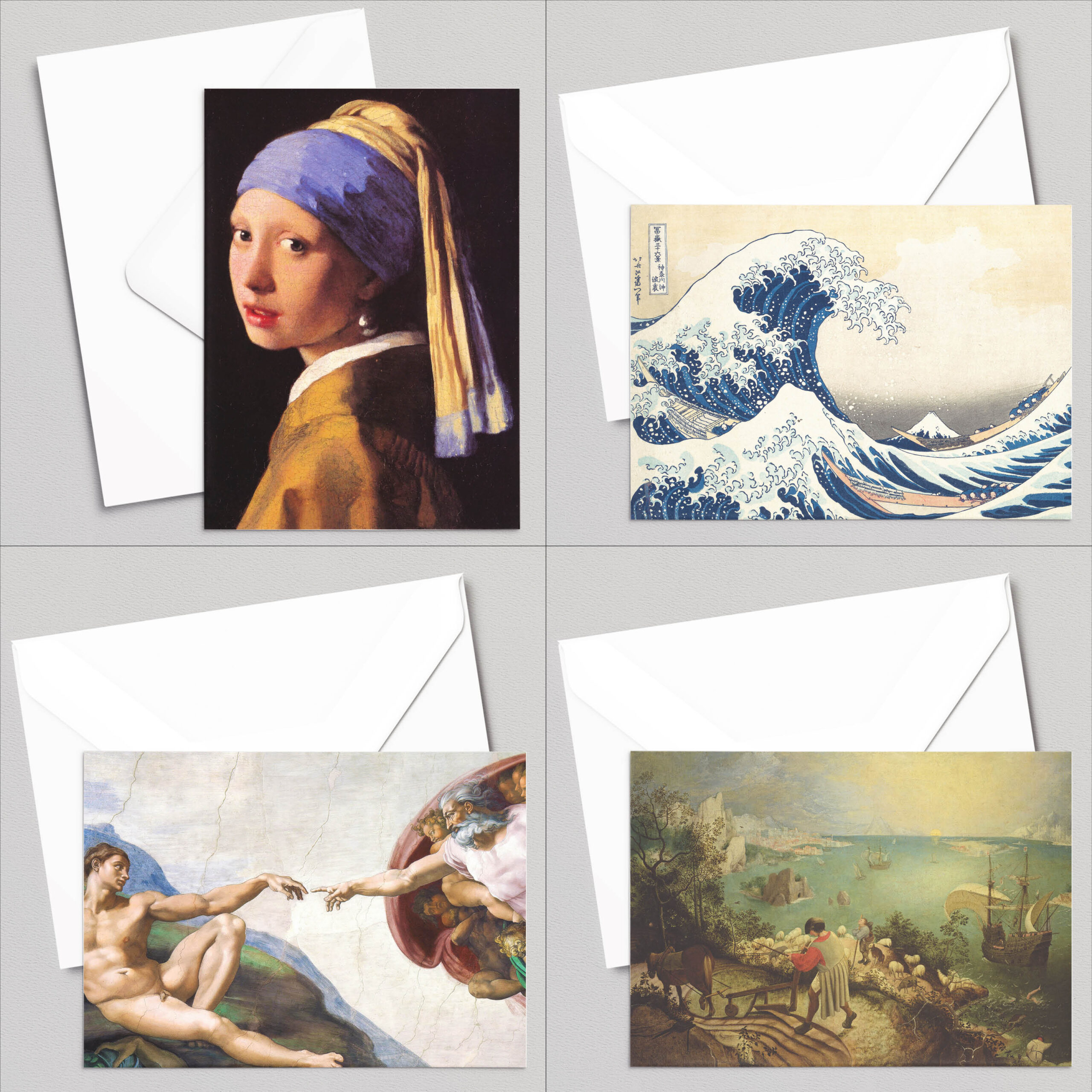 All Time Painting Masterpieces Volume 1 Assorted Greetings Cards by Various artists — Pack of Greeting Cards