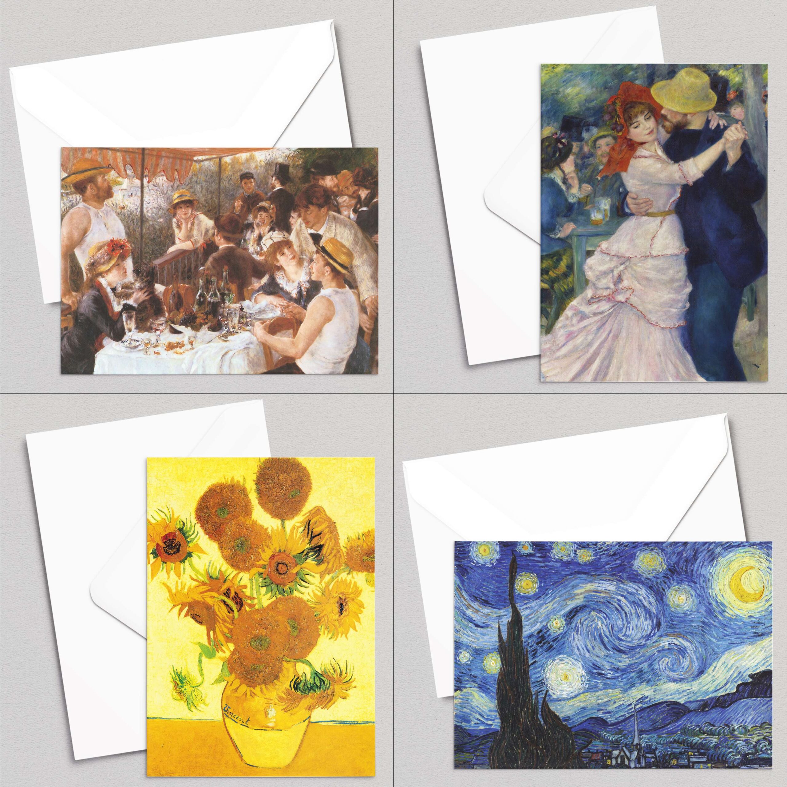 Favourite Impressionist Paintings Assorted Greetings Cards by Various artists — Pack of Greeting Cards