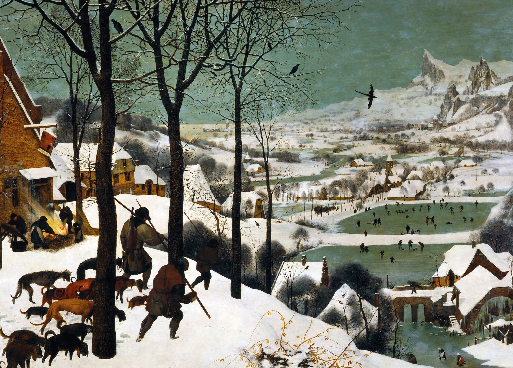 The Hunters in the Snow - Pieter Bruegel the Elder - Pack of 10 Christmas Cards by Pieter Bruegel the Elder