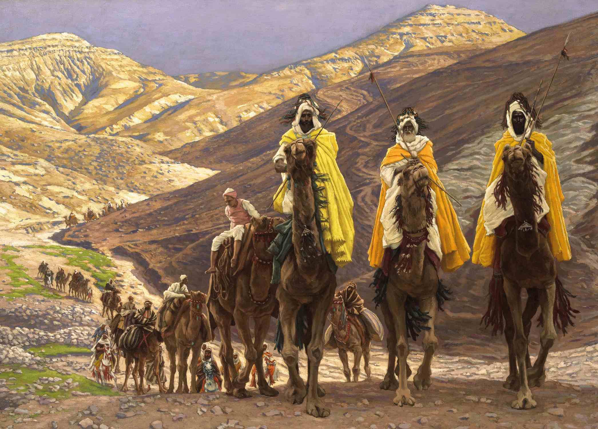 Journey of the Magi - James Tissot - Pack of 10 Christmas Cards by James Tissot