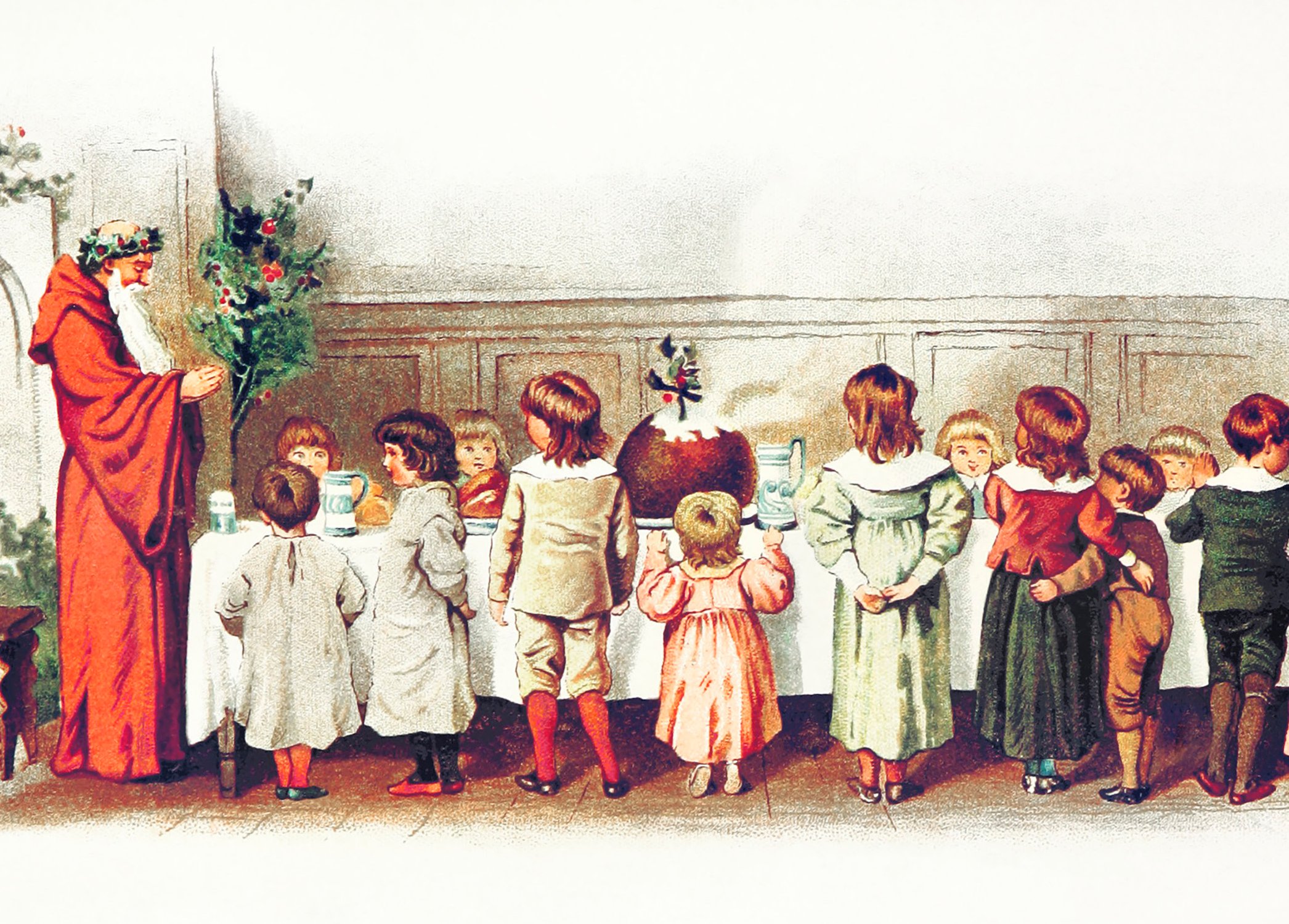 Untitled Illustration from 'The Coming of Father Christmas' by Eliza F. Manning — Pack of Christmas Cards